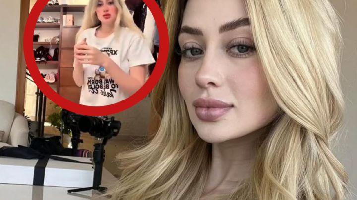 Filtran nuevo VIDEO de Valeria Márquez; la influencer dijo haber sido asustada por la Santa Muerte