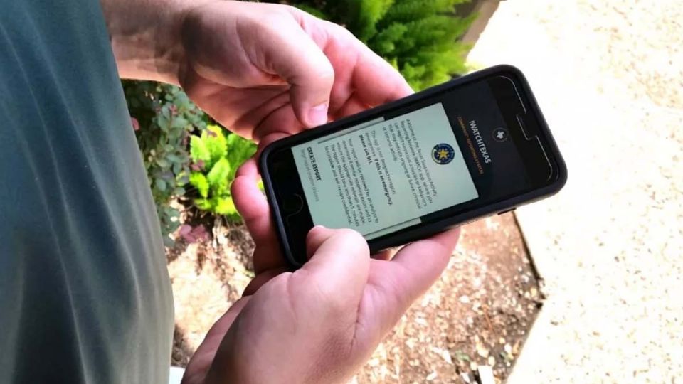 Con App puedes denunciar en Texas