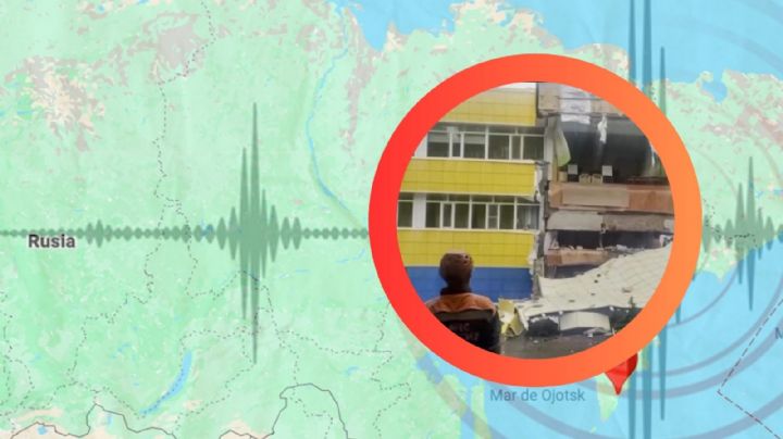 MOMENTO EXACTO en el que terremoto de magnitud 8.7 sacude Rusia; hay alerta de tsunami en México