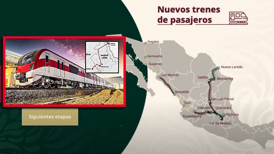 Con estas obras, el Gobierno de México busca recuperar el tren de pasajeros como medio de transporte moderno, rápido y seguro