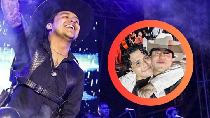 Christian Nodal le roba beso a hombre en pleno concierto; ¿y Ángela Aguilar? | VIDEO
