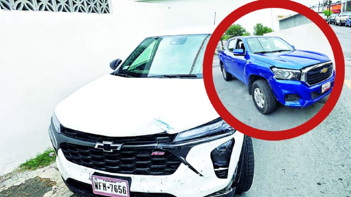 Nuevo Laredo: María y Jazmín estrellan sus camionetas en la colonia Guerrero; ¿quién tuvo la culpa?