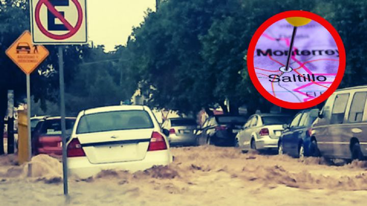Tremendas inundaciones en Saltillo: queda 'navegando' por lluvias repentinas | VIDEO