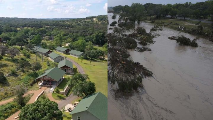 Inundación en Texas: así lucía el campamento Mystic Cypress Lake y así quedó tras la devastación