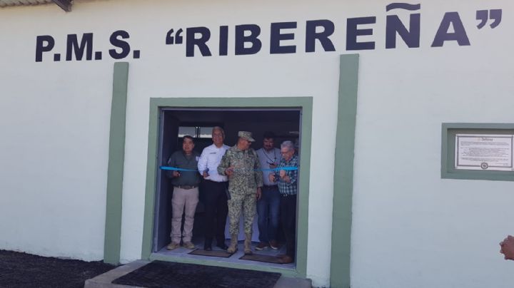 Inauguran nuevo puesto militar de seguridad en 'La Ribereña'
