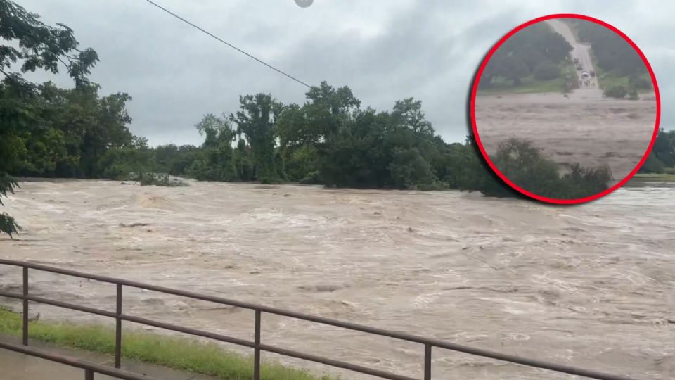 El video del dron, ahora viral, proporciona una evidencia visual clara del ritmo alarmante del desastre, que ha dejado al estado en emergencia