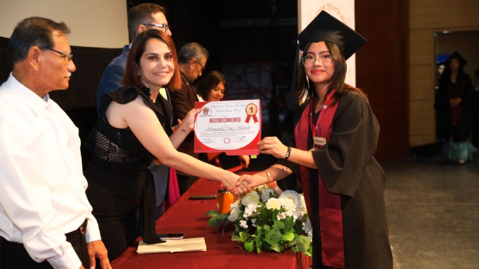 Así fue la graduación.