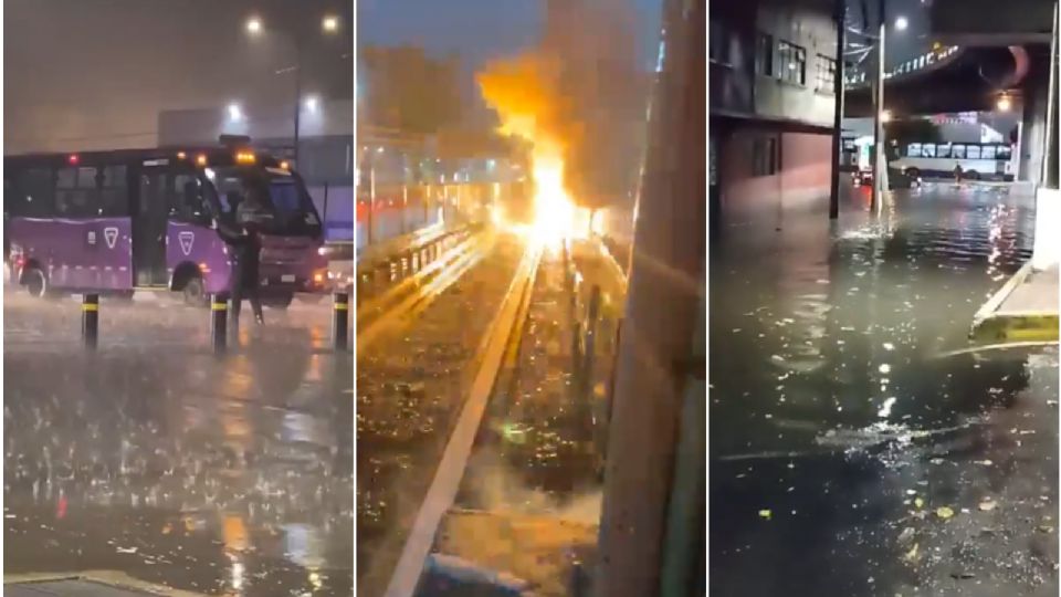 Caos total: la CDMX 'colapsa' por fuertes lluvias; así se vivió la torrencial