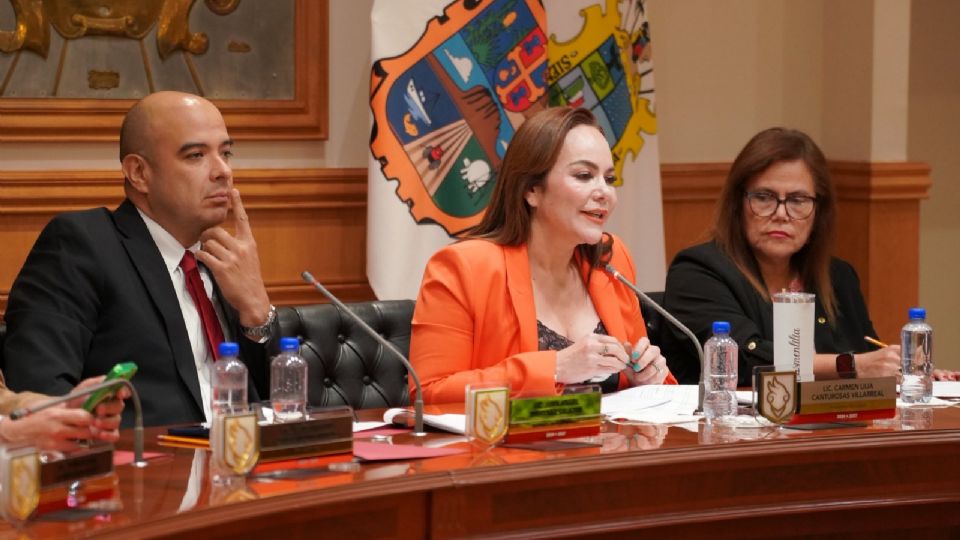 Carmen Lilia Canturosas, alcaldesa de Nuevo Laredo.