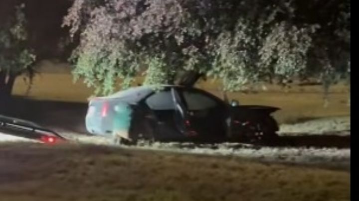 Traficante de indocumentados se estrella contra árbol; cuatro extranjeros quedan bajo custodia