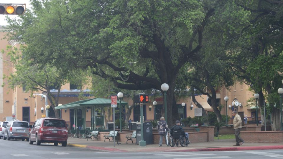 Plaza Jarvis, en Laredo.