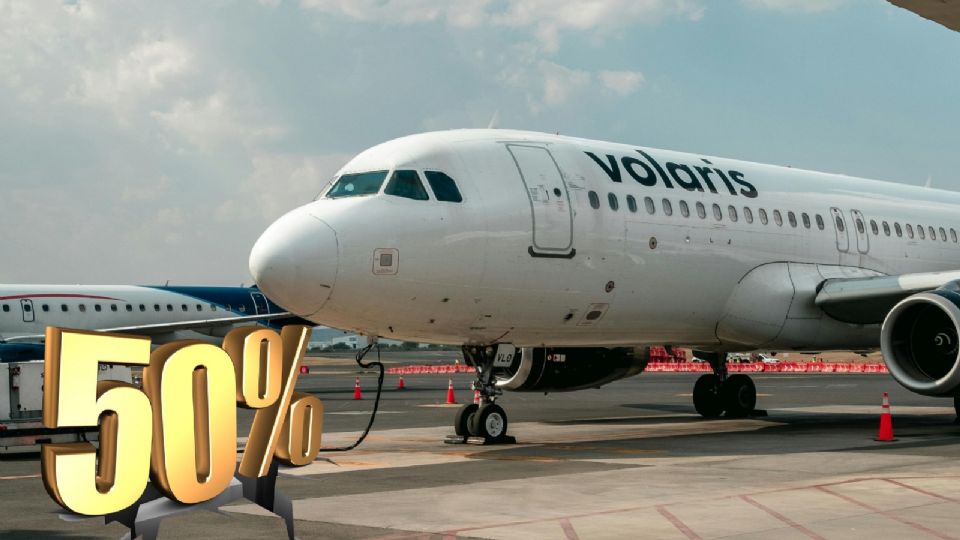 Volaris tiene vuelos hasta con el 50 por ciento de descuento