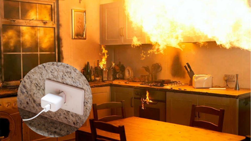El cargador de un celular causó el incendio en un domicilio