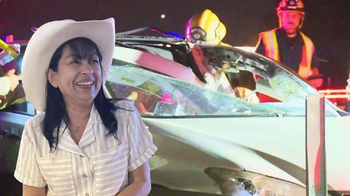 Llanta suelta en carretera se impacta en parabrisas de auto, causando la muerte de mujer