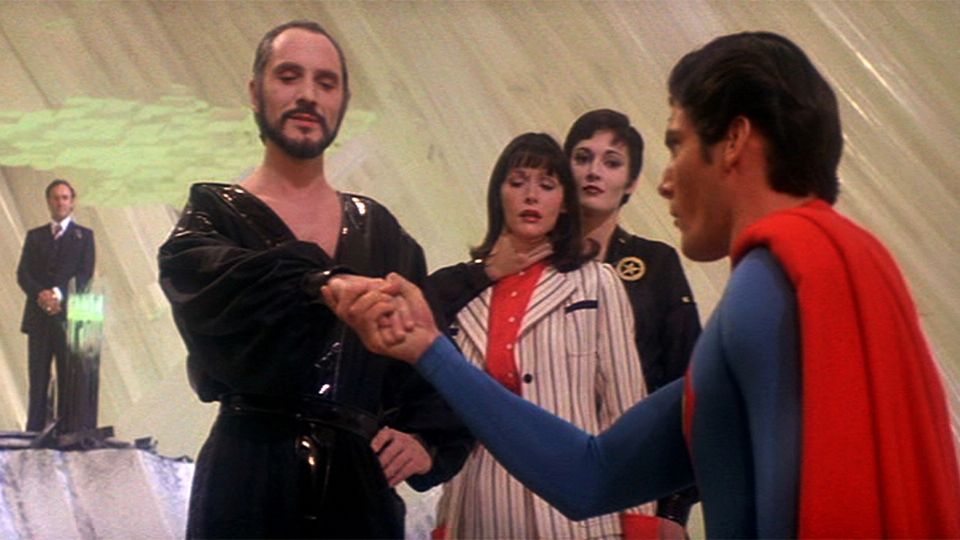 El General Zod en una de las escenas más importantes de Supermán.