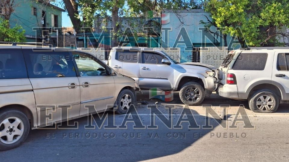 Choque en Nuevo Laredo.