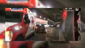 Automovilista choca fuertemente contra ambulancia mientras atendía accidente vial | VIDEO
