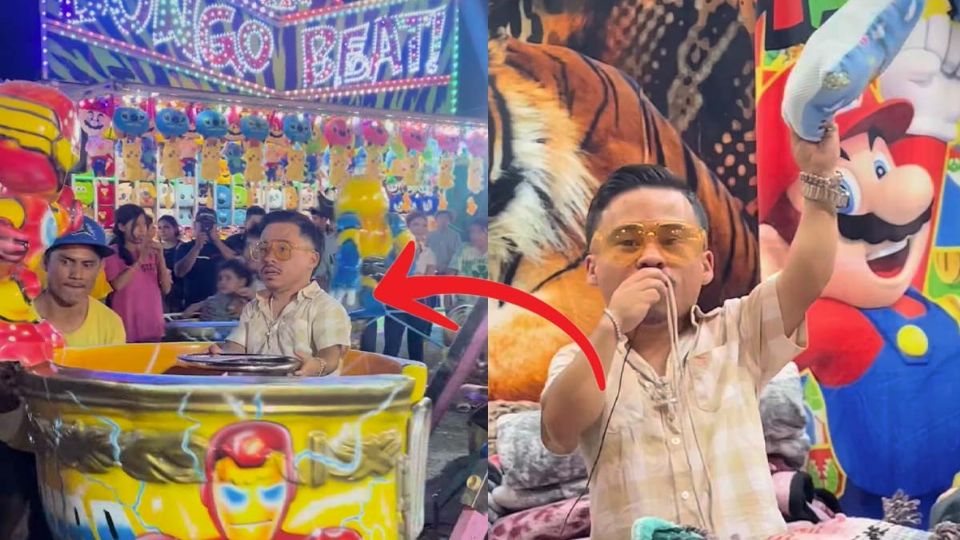 Abelio interactuó con los asistentes en la feria