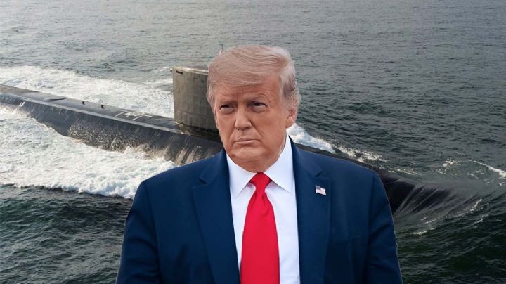 Donald Trump dijo que envió submarinos nucleares a regiones cercanas a Rusia