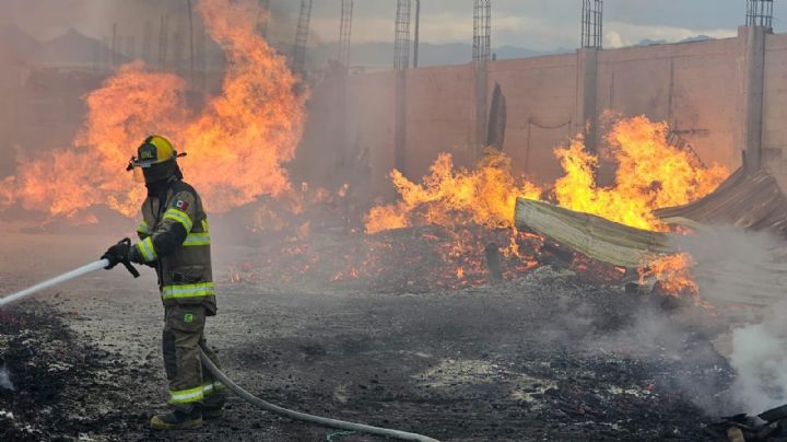 Voraz incendio arrasa con fábrica en Nuevo León; ¿hubo heridos?, esto se sabe