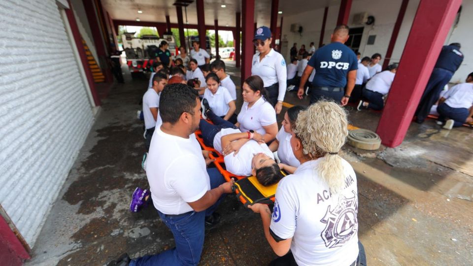Entrenamientos de bomberos.