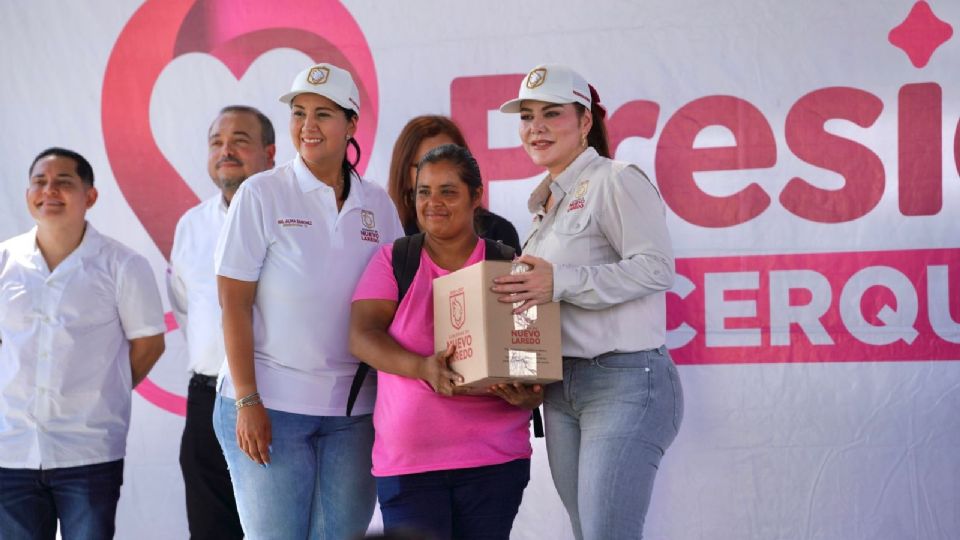 Carmen Lilia Canturosas, alcaldesa de Nuevo Laredo.