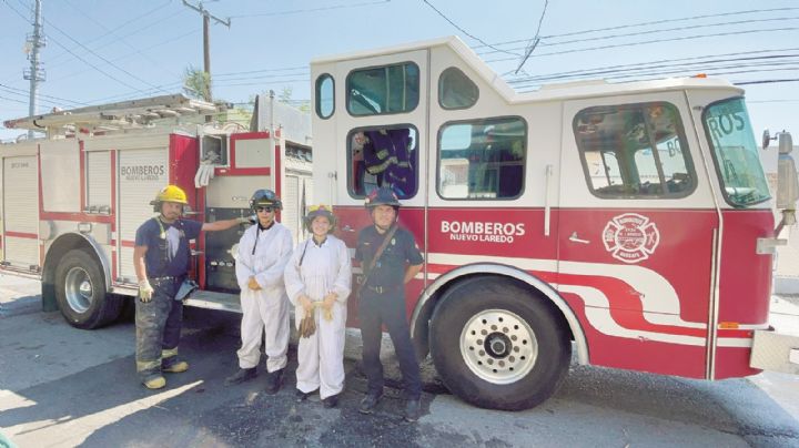Nuevo Laredo: son bomberos héroes sin capa; festejan su día