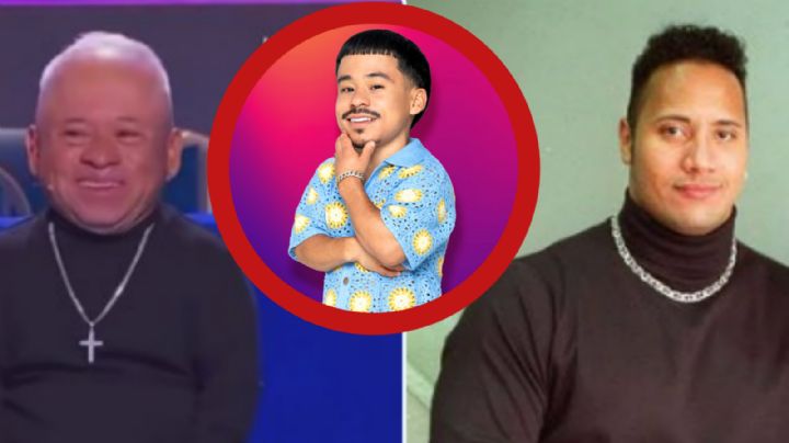 Comparan al papá de Abelito con ‘La Roca’ por este outfit en los foros de Televisa