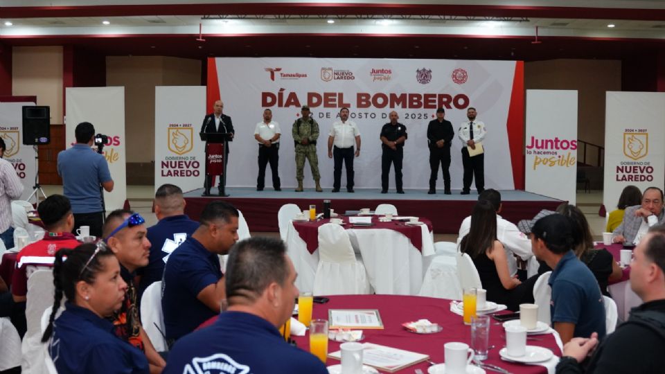 Día del Bombero en Nuevo Laredo.