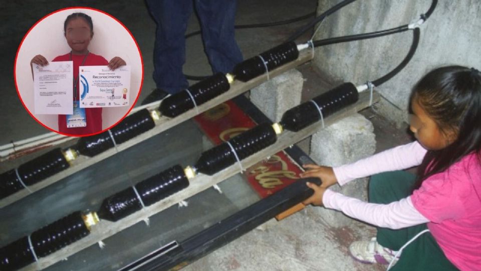 Una niña crea su propio calentador solar y se gana el aplauso de la UNAM