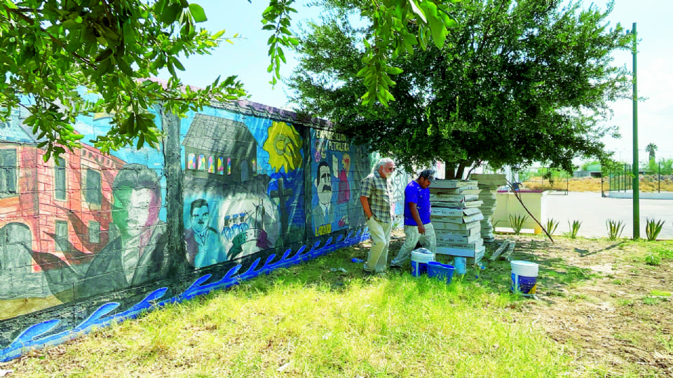 La idea es que el mural recupere sus colores y pueda ser apreciado por más tiempo. 
