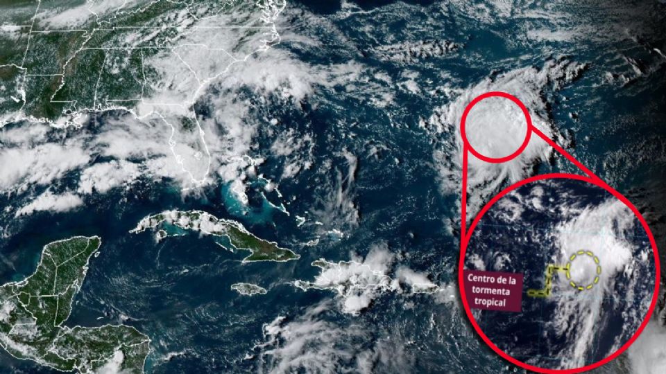 Actualmente mantiene vientos sostenidos de 65 km/h y rachas de hasta 85 km/h, con un desplazamiento hacia el nor-noreste a 24 km/h