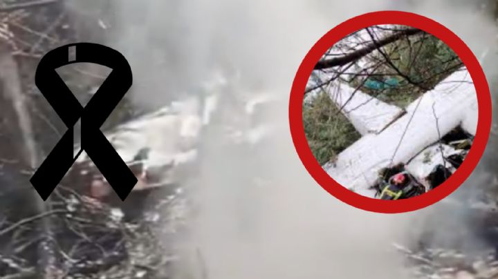 Avioneta ambulancia se estrella y provoca explosión; cuatro personas murieron calcinadas | VIDEO