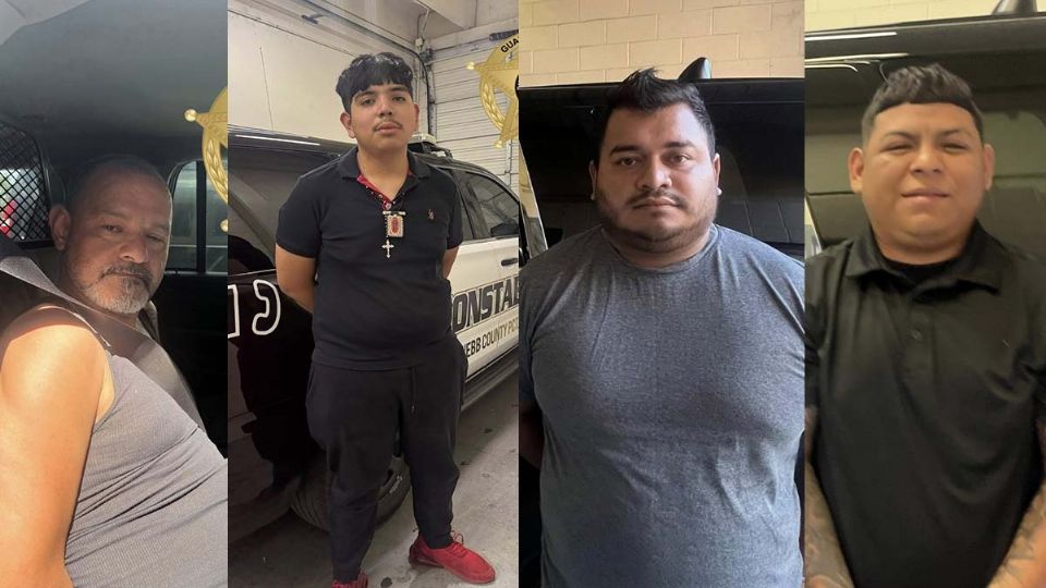 Los hombres ya están tras las rejas