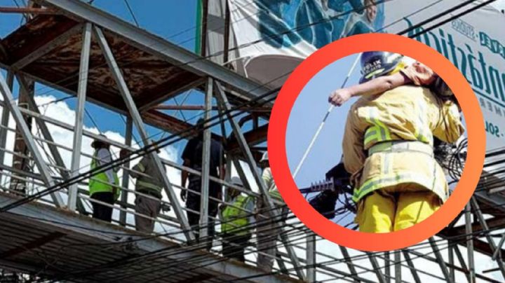 Tamaulipas: trabajador muere electrocutado; cayó desde lo alto de un puente