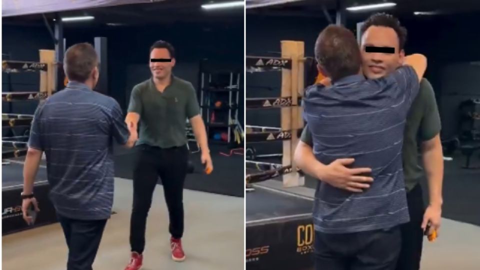 Así fue el emotivo reencuentro entre Chávez Jr. y su padre