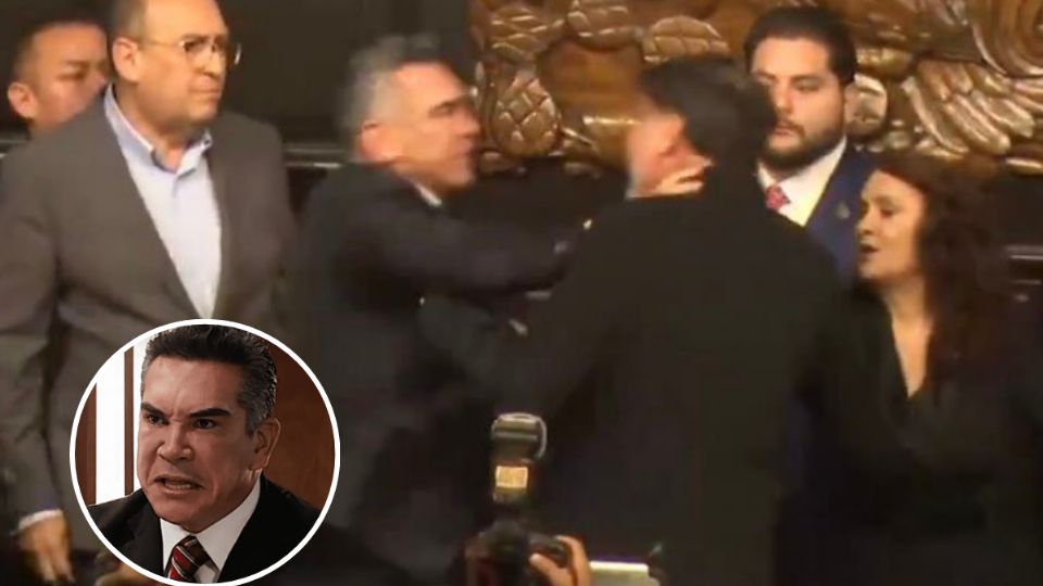 Alejandro Moreno golpeó a Gerardo Fernández Noroña