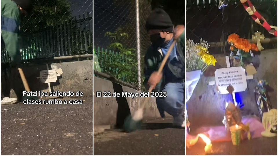 Tiktoker 'El limpia tumbas' conmueve a redes por rescatar del olvido a los altares