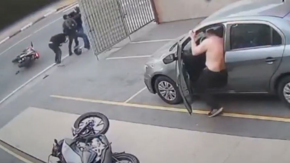 Los ladrones no esperaban la reacción de las víctimas