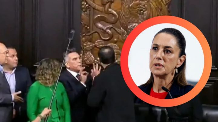 'Muestra lo que es el PRIAN': Sheinbaum condena agresión de ‘Alito’ Moreno a Noroña