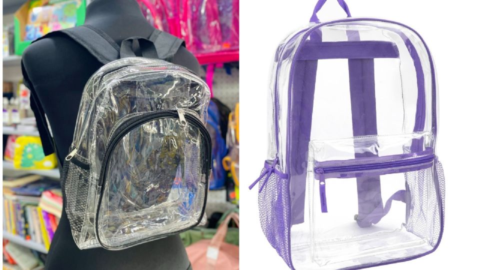 ¿En qué escuelas piden obligatoriamente mochilas transparentes?