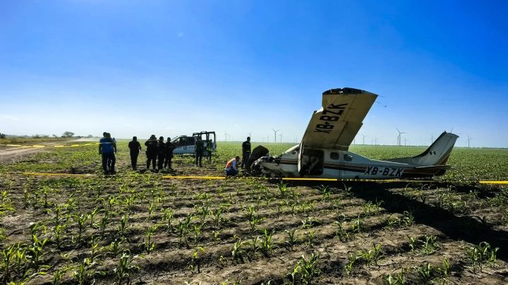 Muere piloto de avioneta al caer en ejido de Reynosa; se reporta un empresario lesionado