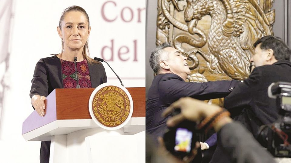 Sheinbaum habló sobre le agresión de Moreno a Noroña.