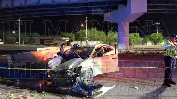 Tragedia en Puente de Los Aguacates: muere conductor al chocar con muros y volcar su auto