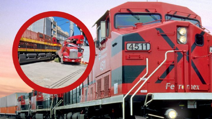 Tren embiste brutalmente a tráiler y lo destroza; así quedó la pesada unidad