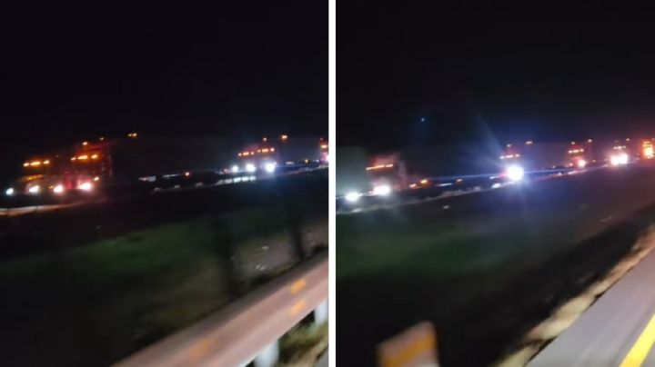 Viven automovilistas megafilas en Autopista Monterrey-Nuevo Laredo de más de 20 km