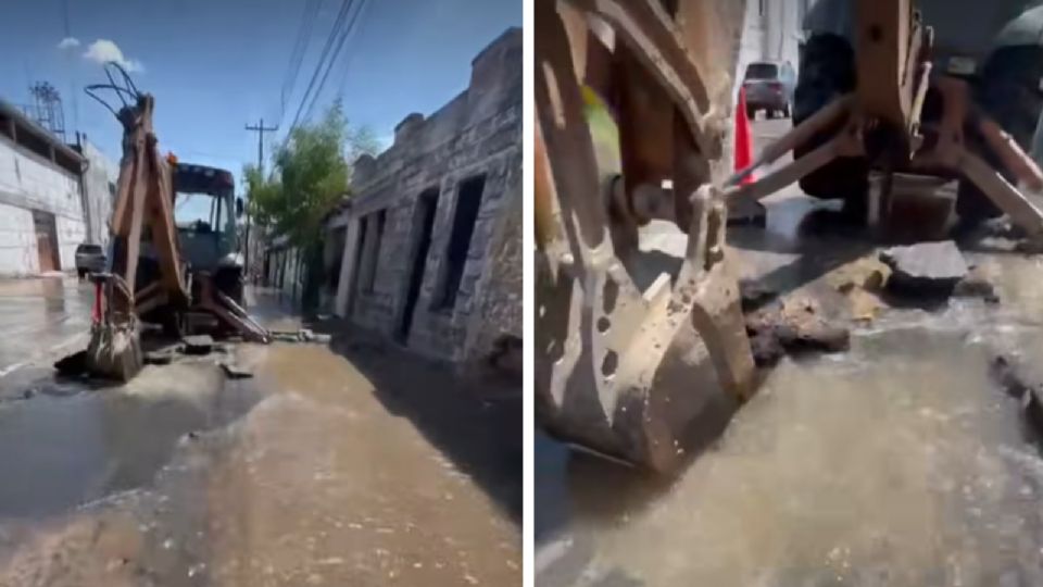 Por una importante fuga de agua, 28 colonias no tienen servicio en este momento.