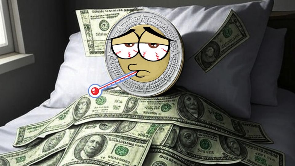 El peso se fue triste a la cama esta noche