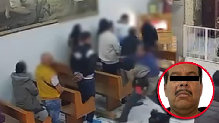 Hombre machetea a otro en plena misa; estaban rezando en la iglesia | VIDEO