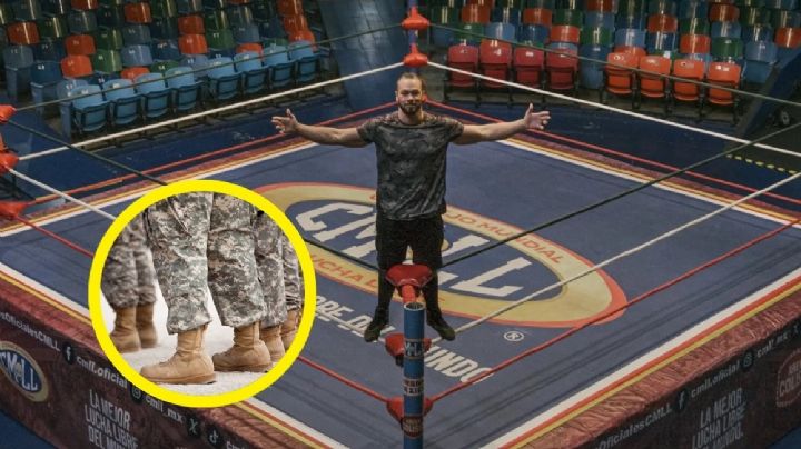 El exsoldado que roba corazones en la lucha libre mexicana; pasó del ejército de EU al ring